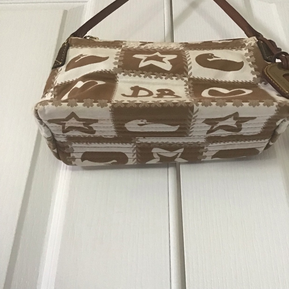 Dooney Bourke patchwork bag brown - Picture 4 of 7